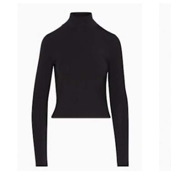 NWT Aritzia Babaton Everyday MockNeck - Black - Size M - Picture 2 of 6